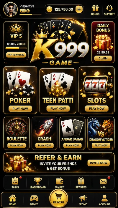 K999 Game Dashboard image