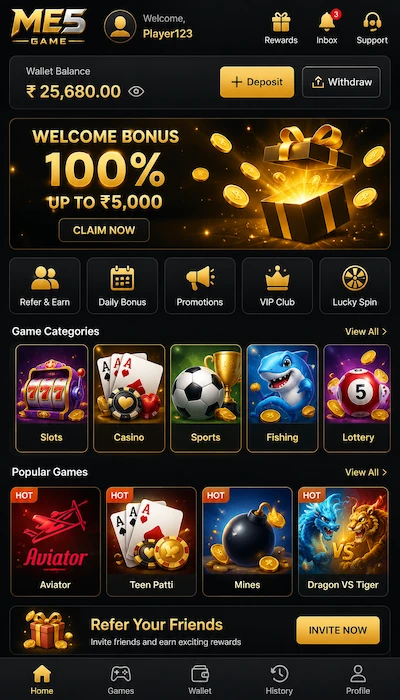 ME5 Game Dashboard image